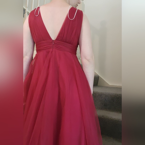 ❤️ Size 10 Alice Elle Red Dress in Red - Picture 4 of 5